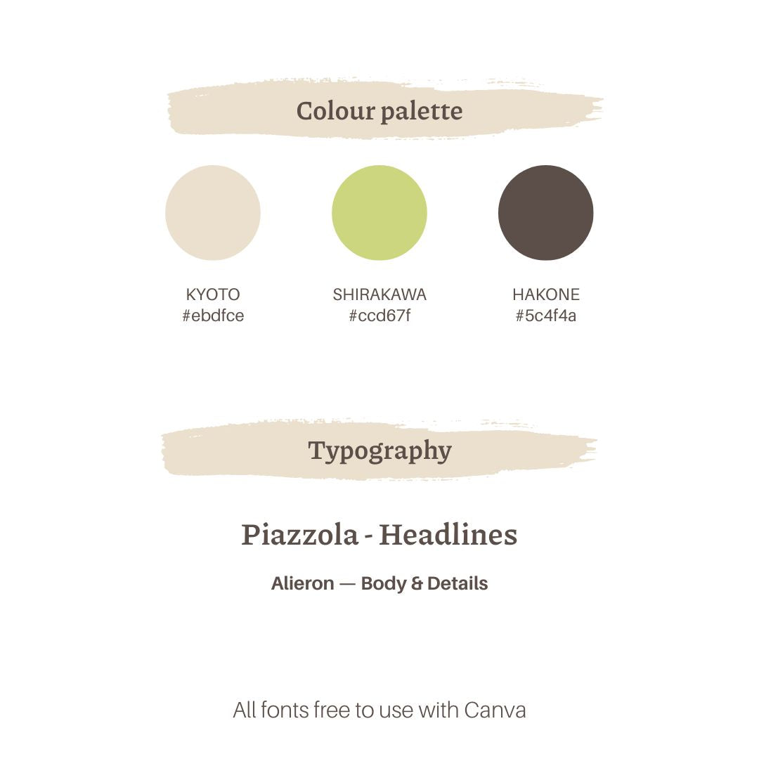 Wabi-Sabi Instagram Templates - 13 Canva Templates for Minimalist Creators