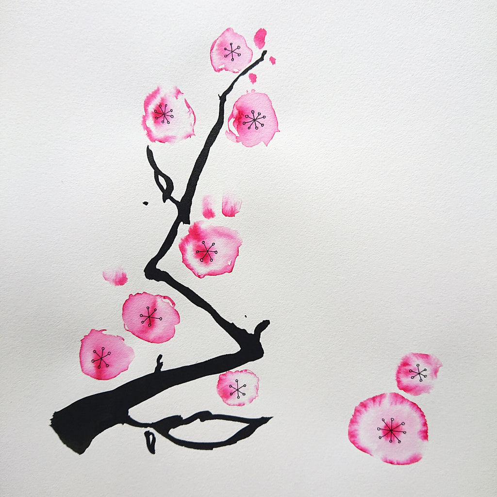 No. 4 Cherry Blossom No Regrets